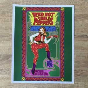 Red Hot Chili Peppers Concert Poster